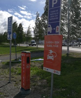 Laddstation Coop Arena